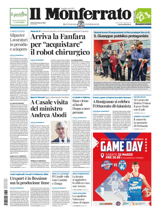 Il Monferrato - Edizione 21 del 18/03/2025